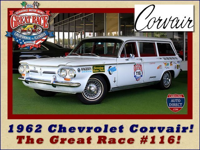 1962 White Chevrolet Corvair Wagon
