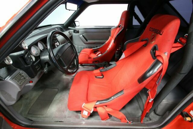 1993 Red Ford Mustang Coupe