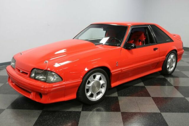 1993 Red Ford Mustang Coupe