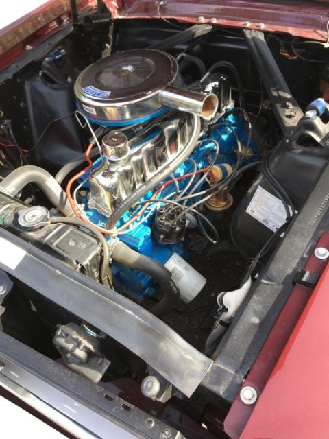 1966 Burgundy Ford Mustang Coupe