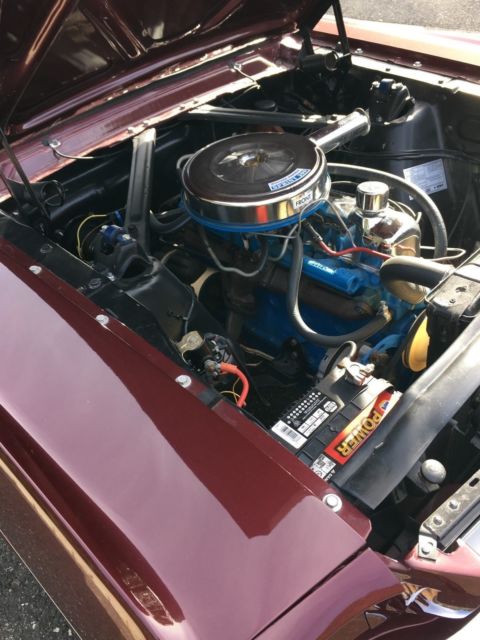 1966 Burgundy Ford Mustang Coupe
