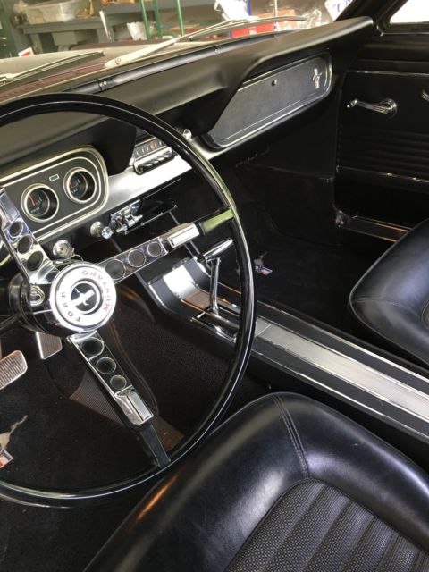 1966 Burgundy Ford Mustang Coupe