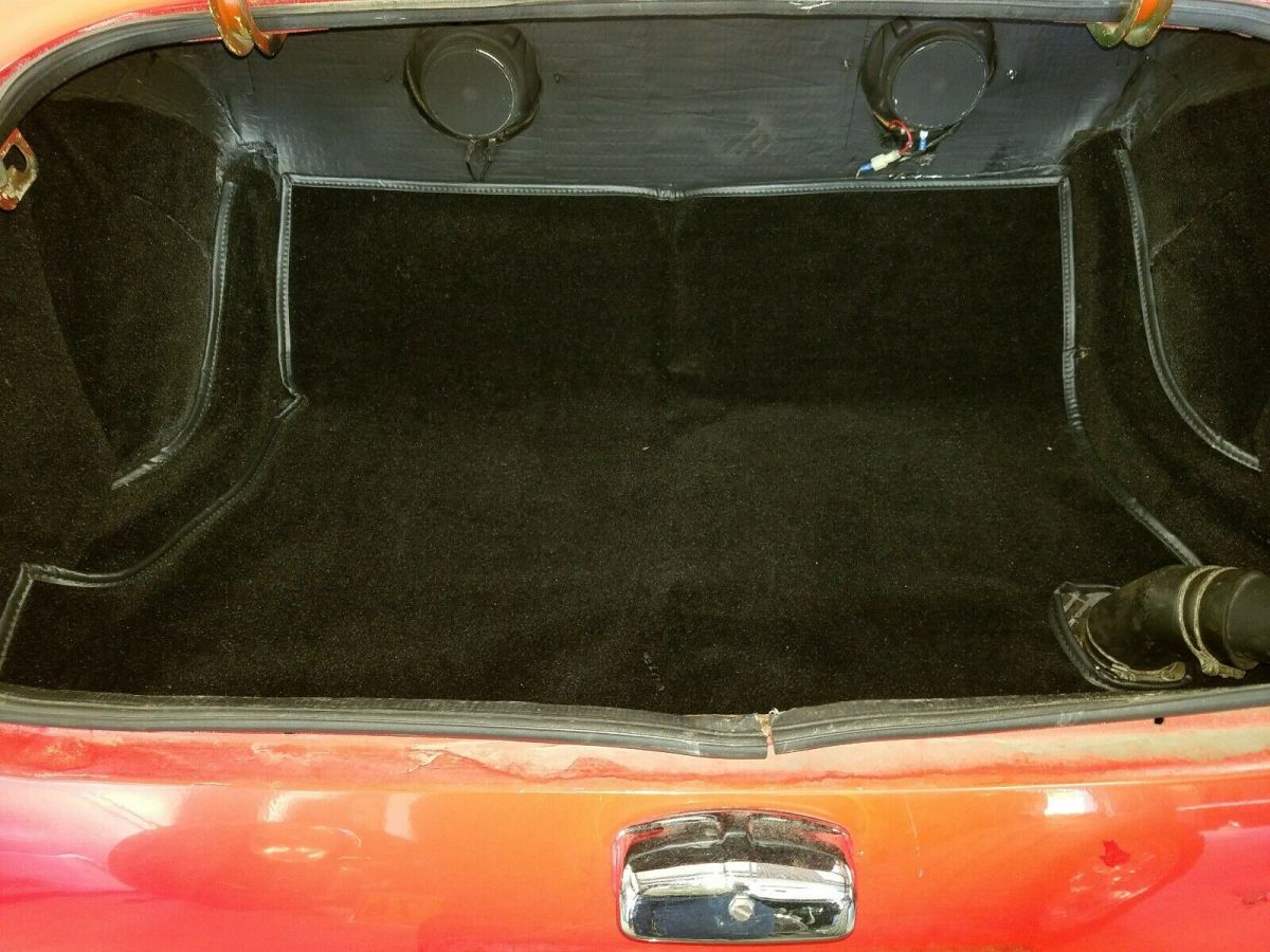 1961 Red Austin Healey Sprite Coupe