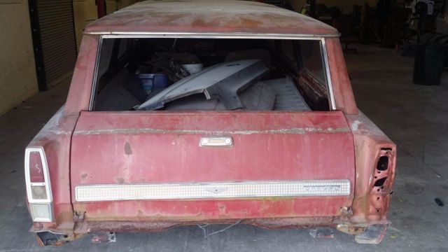 1967 Red Chevrolet Nova Wagon