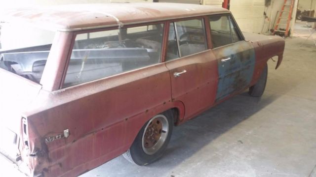 1967 Red Chevrolet Nova Wagon