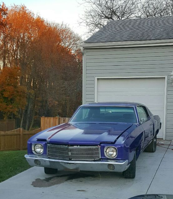 1970 Purple Chevrolet Monte Carlo Coupe