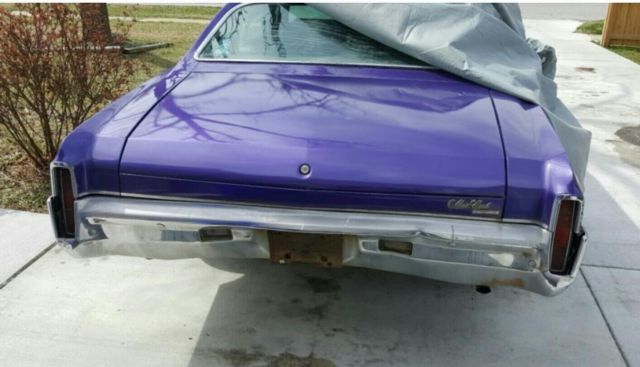 1970 Purple Chevrolet Monte Carlo Coupe