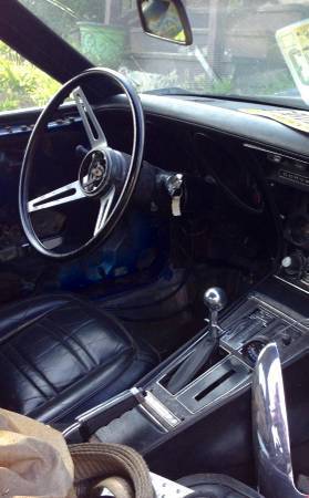 1973 Blue Chevrolet Corvette Coupe