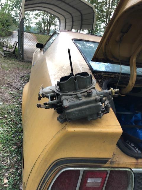 1973 Gold Ford Mustang Fastback