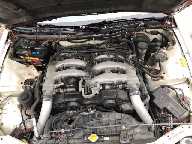 1993 White Nissan 300ZX Coupe