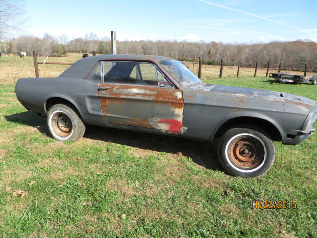 1968 Black Ford Mustang Coupe