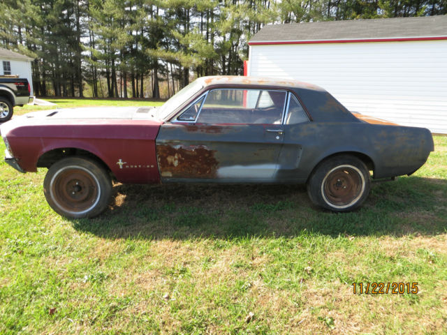 1968 Black Ford Mustang Coupe