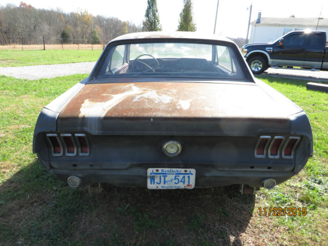 1968 Black Ford Mustang Coupe