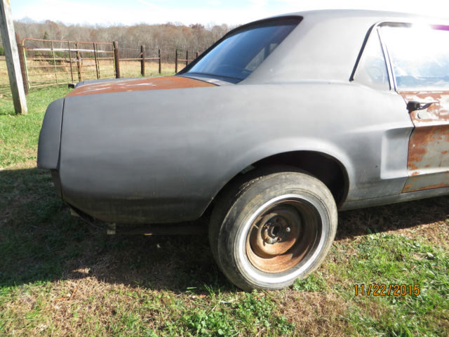 1968 Black Ford Mustang Coupe