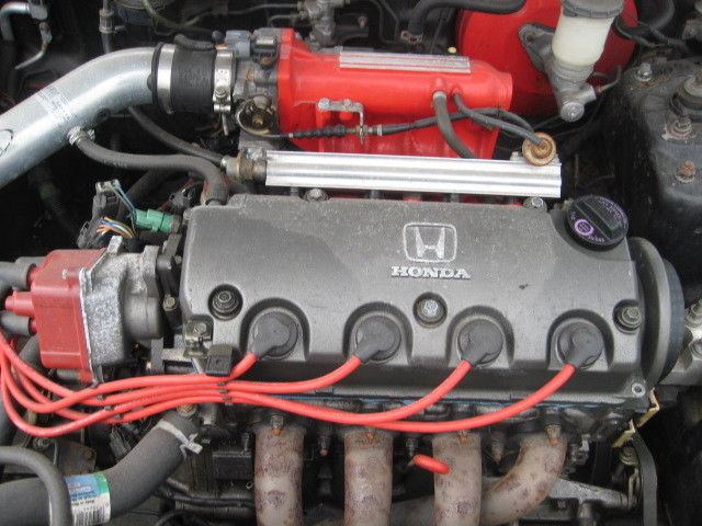 1994 Red Honda Del Sol