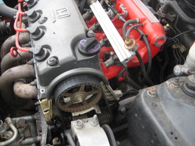 1994 Red Honda Del Sol