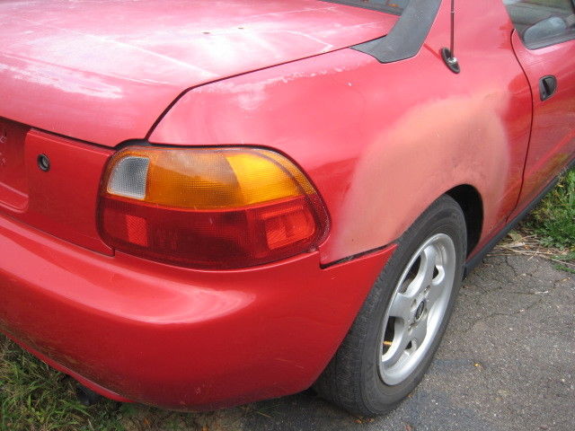 1994 Red Honda Del Sol