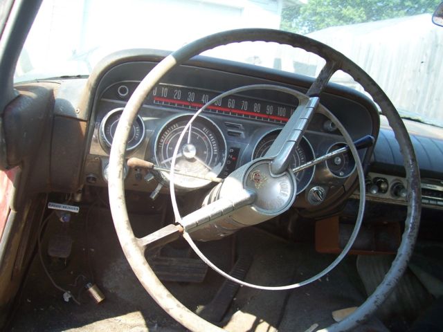 1959 Red Buick LeSabre 2 door coupe
