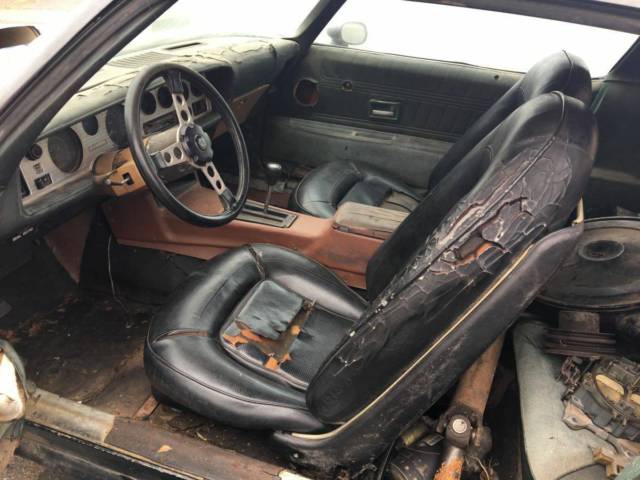 1970 Black Pontiac Firebird Coupe