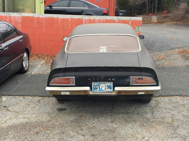 1970 Black Pontiac Firebird Coupe