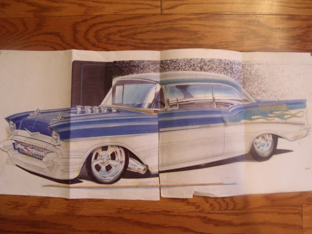 1957 Gray Chevrolet Bel Air/150/210