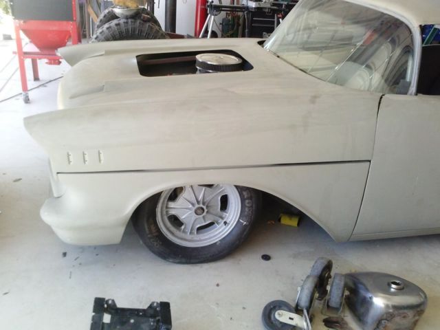 1957 Gray Chevrolet Bel Air/150/210