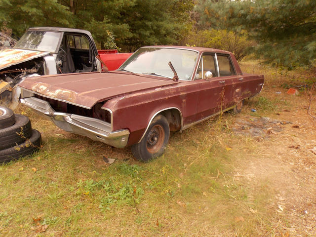 1968 Red Chrysler Newport Sedan