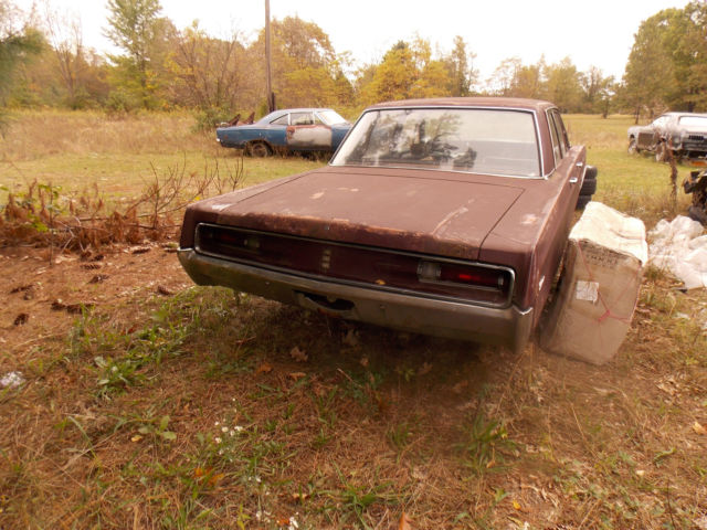 1968 Red Chrysler Newport Sedan