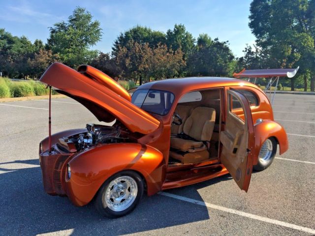 1940 Burnt Orange Ford Sedan Sedan