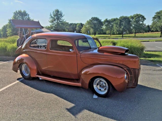 1940 Burnt Orange Ford Sedan Sedan