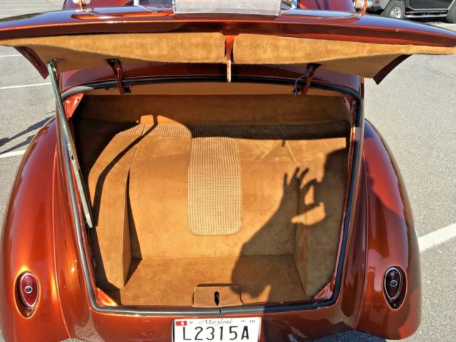 1940 Burnt Orange Ford Sedan Sedan