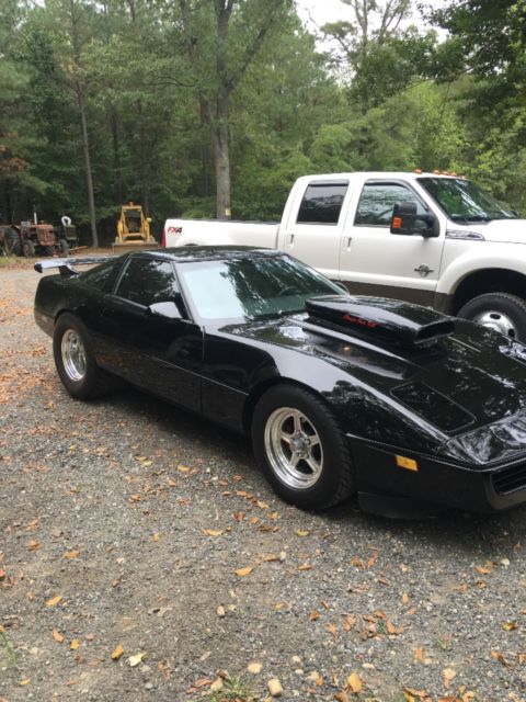 1985 Black Chevrolet Corvette Coupe