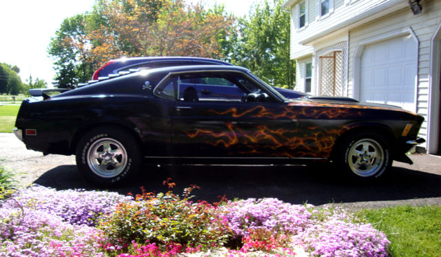 1970 Black Ford Mustang Fastback