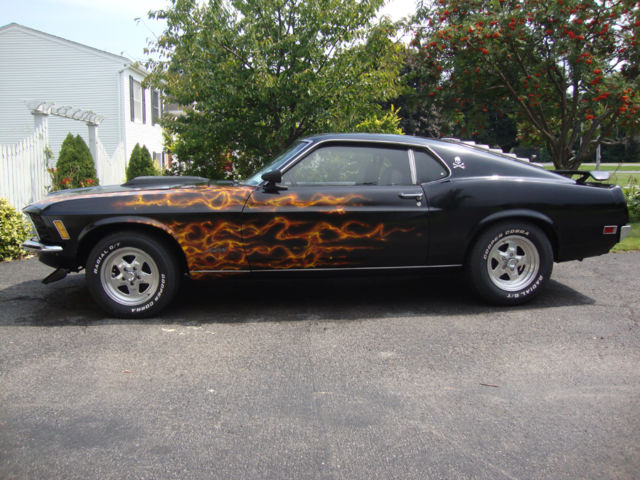 1970 Black Ford Mustang Fastback