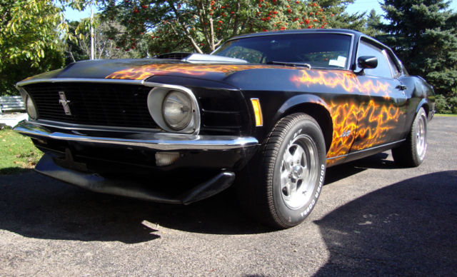 1970 Black Ford Mustang Fastback