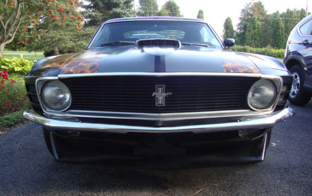 1970 Black Ford Mustang Fastback