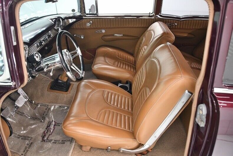 1955 Brandy wine Chevrolet Bel Air/150/210 Hardtop