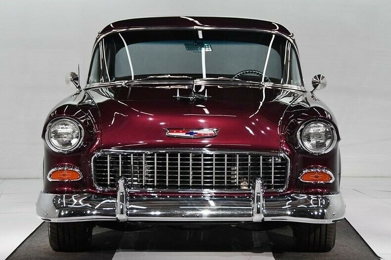 1955 Brandy wine Chevrolet Bel Air/150/210 Hardtop