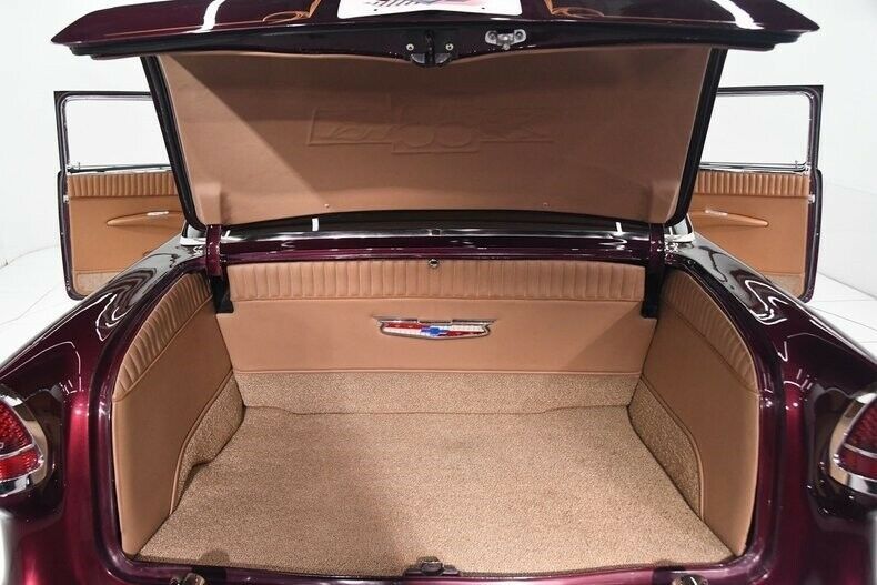 1955 Brandy wine Chevrolet Bel Air/150/210 Hardtop
