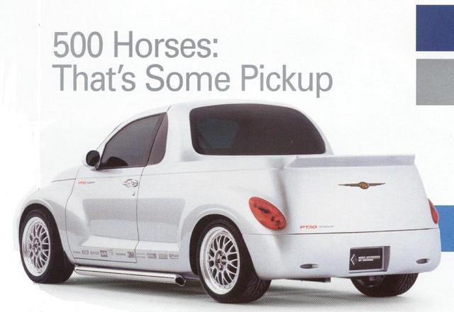 1980 SILVER / BLUE Chrysler PT Cruiser PICKUP