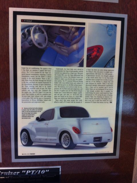 1980 SILVER / BLUE Chrysler PT Cruiser PICKUP