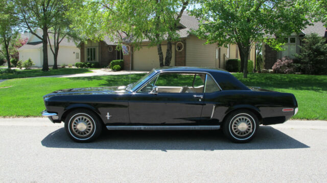 1968 Black Ford Mustang Coupe