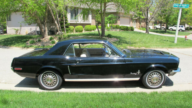 1968 Black Ford Mustang Coupe