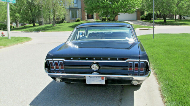 1968 Black Ford Mustang Coupe