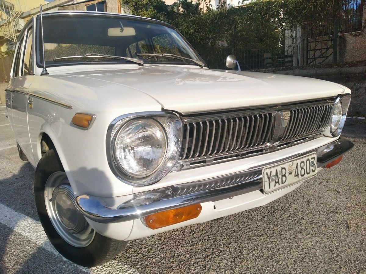 1969 White Toyota Corolla Sedan