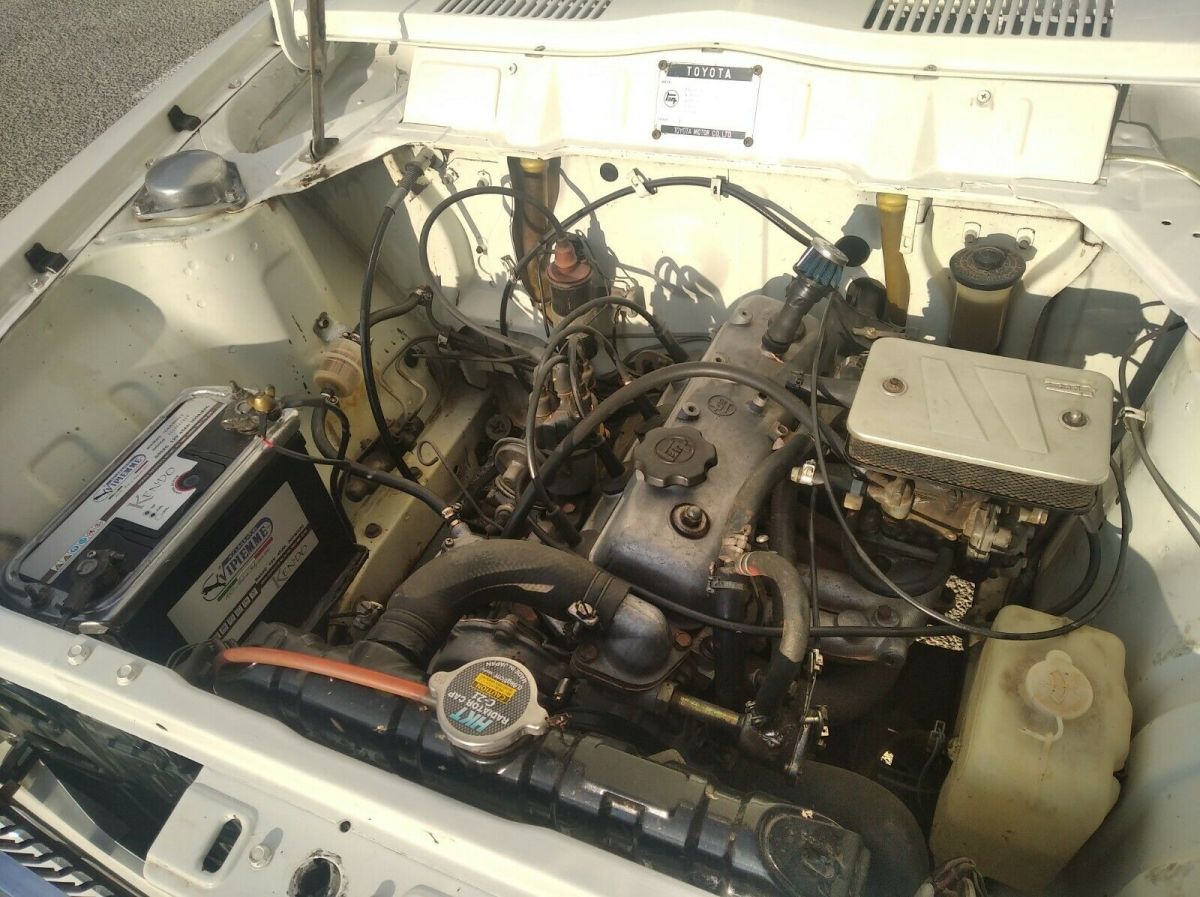 1969 White Toyota Corolla Sedan