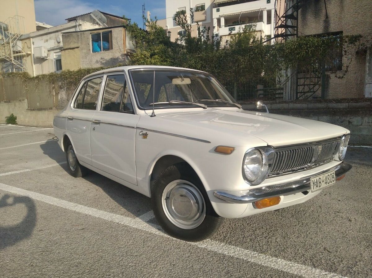 1969 White Toyota Corolla Sedan