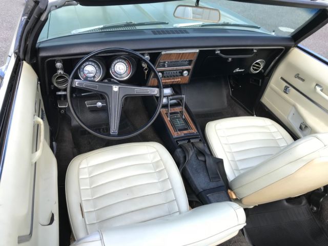 1968 Green Chevrolet Camaro Convertible