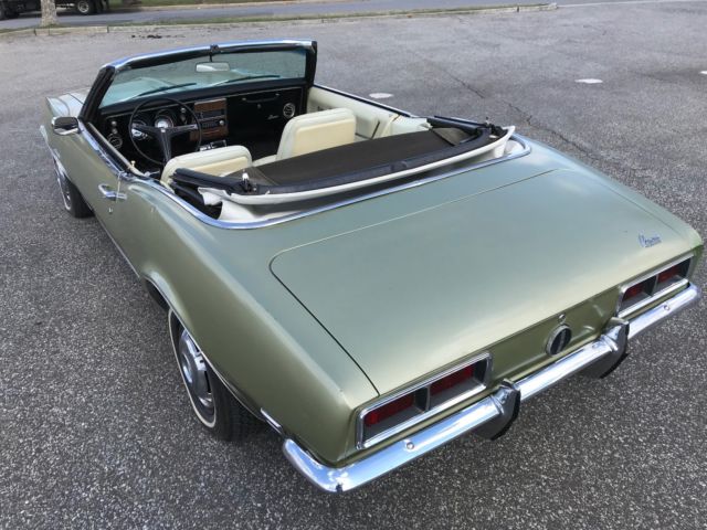 1968 Green Chevrolet Camaro Convertible