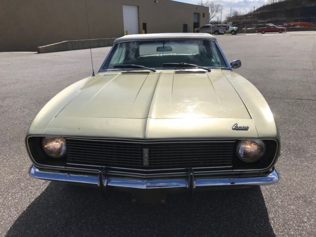 1968 Green Chevrolet Camaro Convertible
